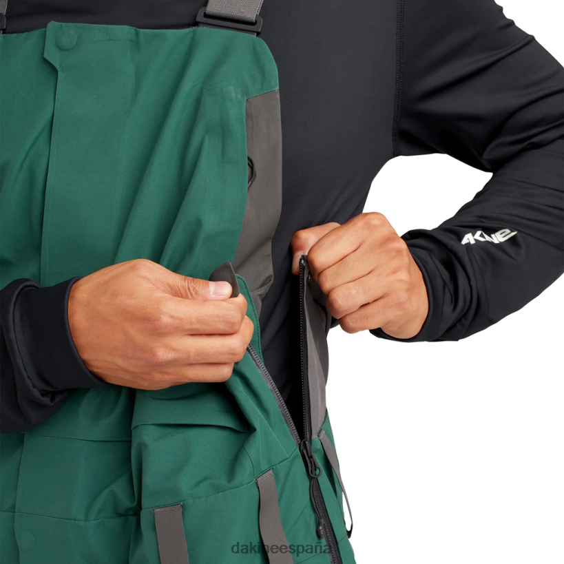babero fogonero gore-tex 3l abeto verde Dakine hombres ropa 2VTF0X9 - Image 3