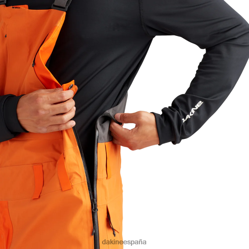 babero fogonero gore-tex 3l naranja llama Dakine hombres ropa 2VTF0X11 - Image 3