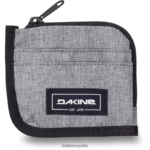 billetera de tarjeta escala de grises Dakine unisexo accesorio 2VTF0X633