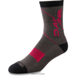 calcetín berma gris/rojo Dakine hombres accesorio 2VTF0X599
