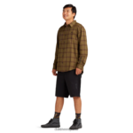 camisa de franela cargador campamento a cuadros marrones Dakine hombres ropa 2VTF0X57 - Image 3
