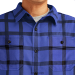 camisa de franela cargador tubo de tela escocesa púrpura Dakine hombres ropa 2VTF0X60 - Image 4