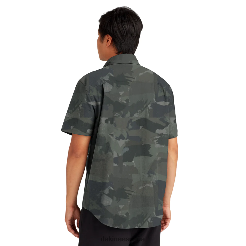 camisa de manga corta con botones de sotavento camuflaje ápice Dakine hombres ropa 2VTF0X64 - Image 2