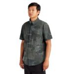 camisa de manga corta con botones de sotavento camuflaje ápice Dakine hombres ropa 2VTF0X64
