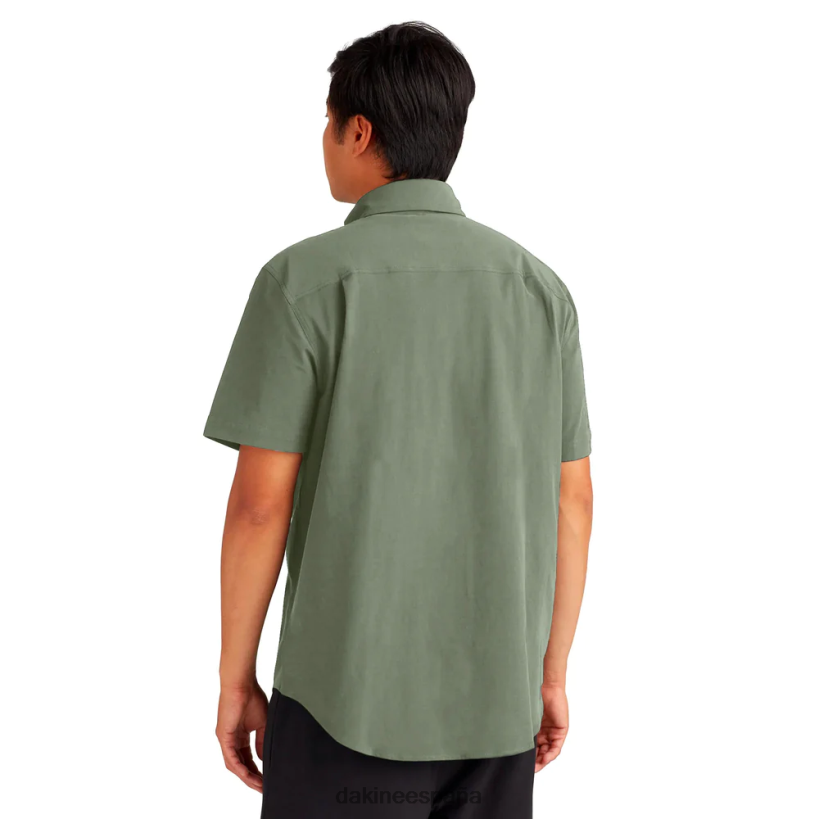 camisa de manga corta con botones de sotavento turba verde Dakine hombres ropa 2VTF0X63 - Image 2