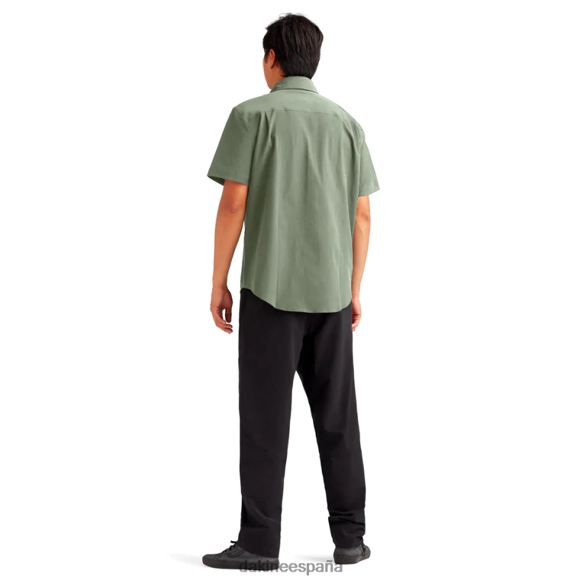 camisa de manga corta con botones de sotavento turba verde Dakine hombres ropa 2VTF0X63 - Image 5