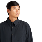 camisa de manga larga con botones de sotavento negro Dakine hombres ropa 2VTF0X65 - Image 4