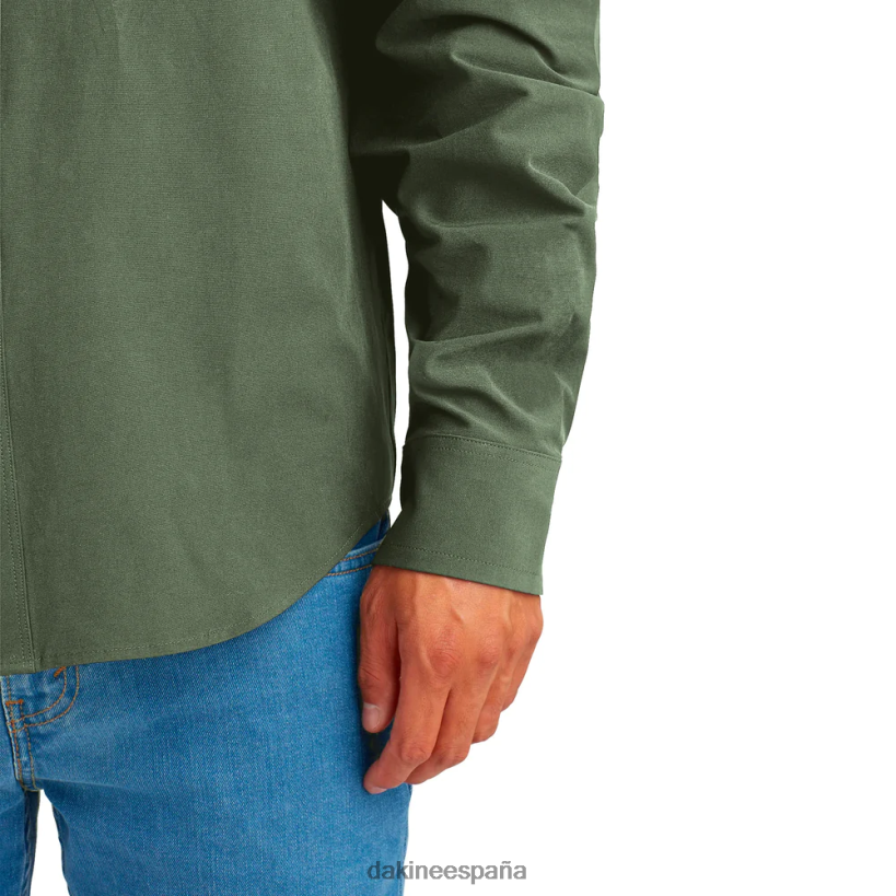 camisa de manga larga con botones de sotavento turba verde Dakine hombres ropa 2VTF0X66 - Image 6