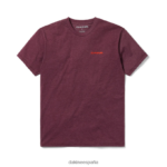 camiseta con chorro de arena brezo granate Dakine hombres ropa 2VTF0X187