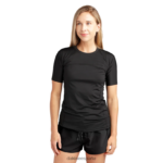 Camiseta de manga corta con ajuste ceñido HD negro Dakine mujer ropa 2VTF0X337