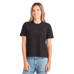 camiseta de manga corta con bolsillo pesado cruiser negro Dakine mujer ropa 2VTF0X356