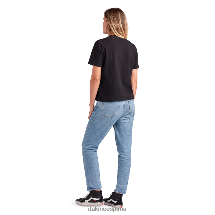camiseta de manga corta con bolsillo pesado cruiser negro Dakine mujer ropa 2VTF0X356 - Image 3