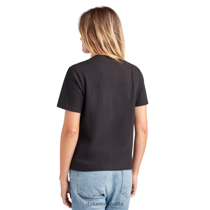 camiseta de manga corta con bolsillo pesado cruiser negro Dakine mujer ropa 2VTF0X356 - Image 4