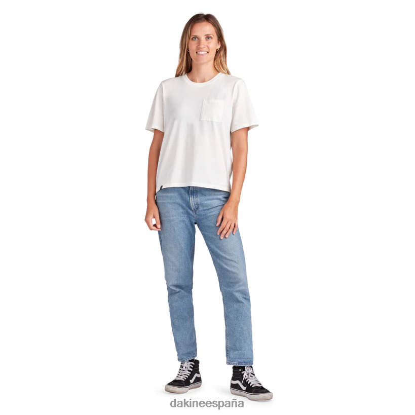 camiseta de manga corta con bolsillo pesado cruiser surfear blanco Dakine mujer ropa 2VTF0X357 - Image 2