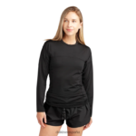 Camiseta de manga larga con ajuste ceñido HD negro - 22 Dakine mujer ropa 2VTF0X348