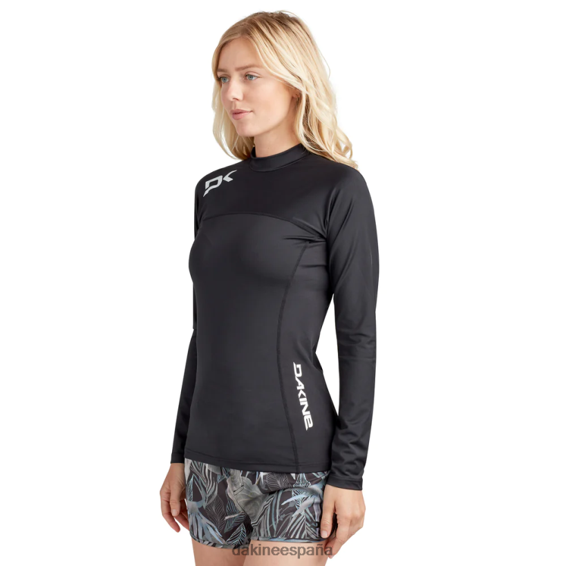 Camiseta de manga larga con ajuste ceñido HD negro Dakine unisexo ropa 2VTF0X345 - Image 3