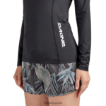 Camiseta de manga larga con ajuste ceñido HD negro Dakine unisexo ropa 2VTF0X345 - Image 6
