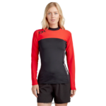 Camiseta de manga larga con ajuste ceñido HD rojo rasgando Dakine unisexo ropa 2VTF0X343
