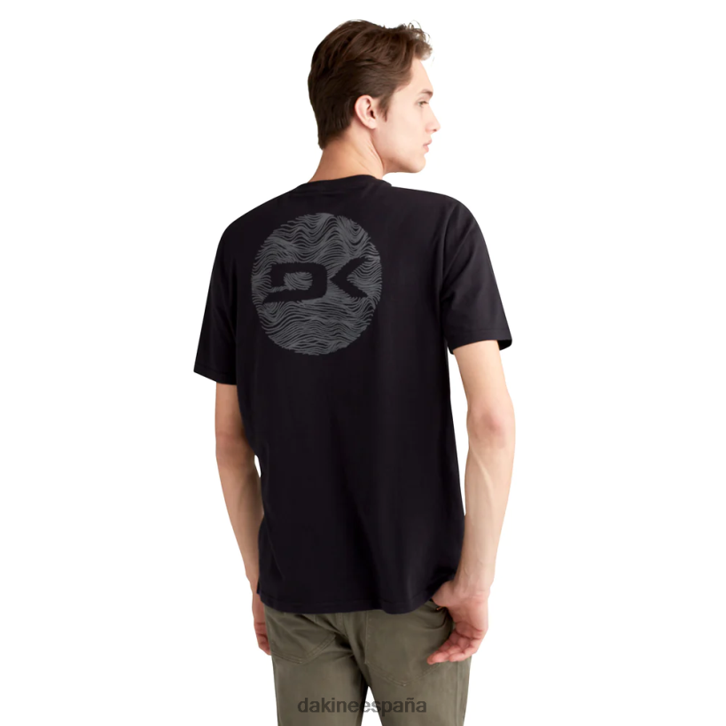 camiseta manga corta ondas globales negro Dakine hombres ropa 2VTF0X212 - Image 2