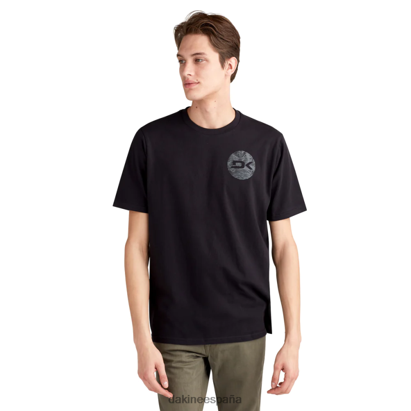 camiseta manga corta ondas globales negro Dakine hombres ropa 2VTF0X212 - Image 3