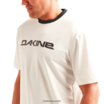 Camiseta Rashguard de manga corta y corte holgado Roots surf blanco/negro Dakine hombres ropa 2VTF0X239 - Image 5