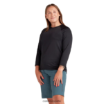 camiseta sinclinal 3/4 negro Dakine mujer ropa 2VTF0X311 - Image 3