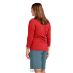 camiseta sinclinal 3/4 rojo rasgando Dakine mujer ropa 2VTF0X309 - Image 2