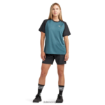 camiseta sinclinal manga corta azul galáctico Dakine mujer ropa 2VTF0X279 - Image 3