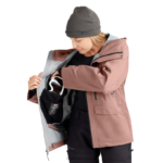 chaqueta sender stretch 3l cuenco de polvo rosa Dakine unisexo ropa 2VTF0X349 - Image 11
