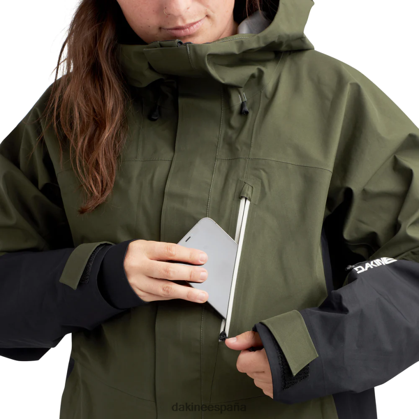 chaqueta stoker gore-tex 3l turba verde Dakine mujer ropa 2VTF0X275 - Image 7