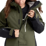 chaqueta stoker gore-tex 3l turba verde Dakine mujer ropa 2VTF0X275 - Image 8