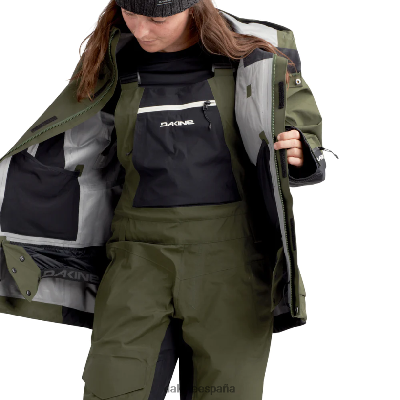 chaqueta stoker gore-tex 3l turba verde Dakine mujer ropa 2VTF0X275 - Image 9