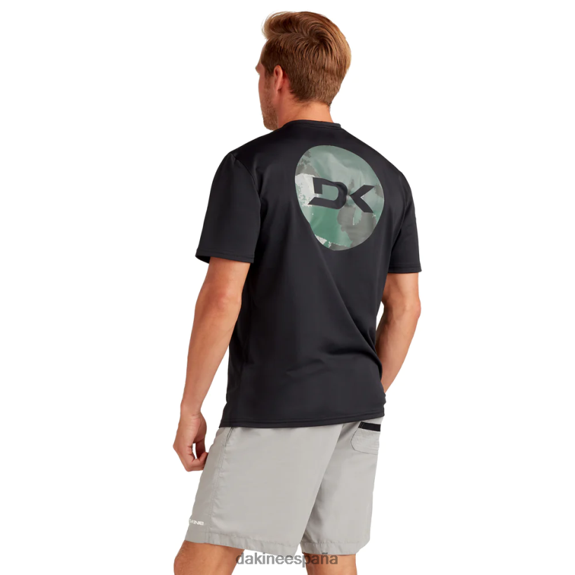 Equipo Rashguard de manga corta y corte holgado Mission negro/camuflaje ápice Dakine hombres ropa 2VTF0X247 - Image 2