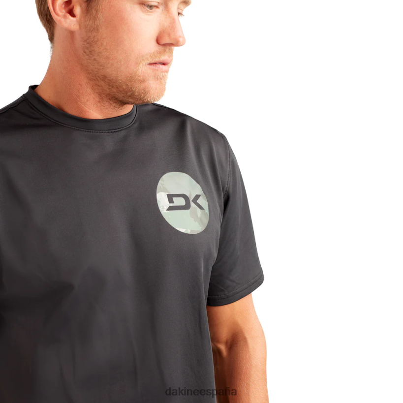 Equipo Rashguard de manga corta y corte holgado Mission negro/camuflaje ápice Dakine hombres ropa 2VTF0X247 - Image 5