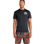Equipo Rashguard de manga corta y corte holgado Mission negro Dakine hombres ropa 2VTF0X246 - Image 6