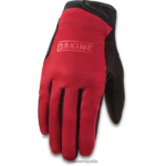 guante de bicicleta de gel sinclinal color rojo oscuro Dakine hombres accesorio 2VTF0X609