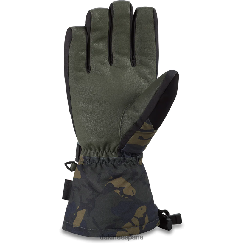 guante de cuero explorador camuflaje en cascada Dakine hombres accesorio 2VTF0X557 - Image 2