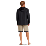 Licra de manga larga con corte holgado Roots negro/blanco surf Dakine hombres ropa 2VTF0X231 - Image 4
