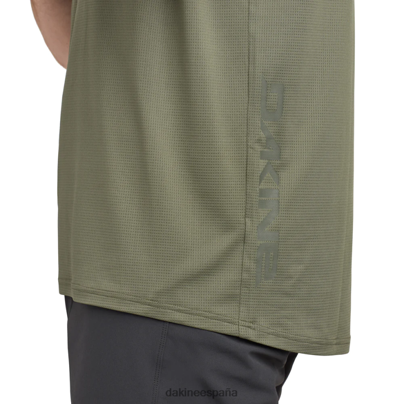 maillot ciclista de manga corta sinclinal canopy verde Dakine hombres ropa 2VTF0X132 - Image 5