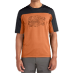 maillot ciclista de manga corta sinclinal papaya naranja espigar lobo Dakine hombres ropa 2VTF0X134 - Image 3