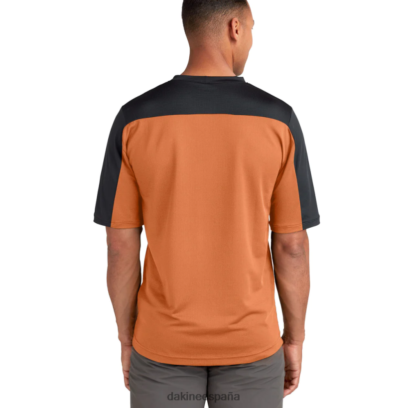 maillot ciclista de manga corta sinclinal papaya naranja espigar lobo Dakine hombres ropa 2VTF0X134 - Image 4