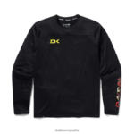 maillot ciclista de manga larga sinclinal evolución negra Dakine hombres ropa 2VTF0X143