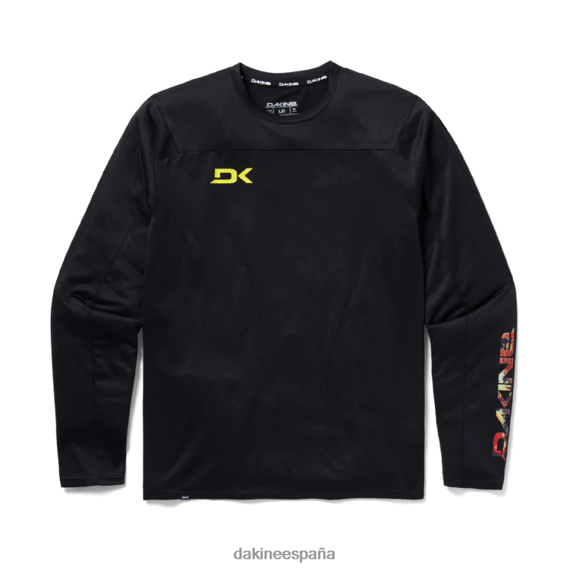 maillot_ciclista_de_manga_larga_sinclinal_evolucion_negra_dakine_hombres_ropa_2vtf0x143.png maillot ciclista de manga larga sinclinal evolución negra Dakine hombres ropa 2VTF0X143 - Image 1
