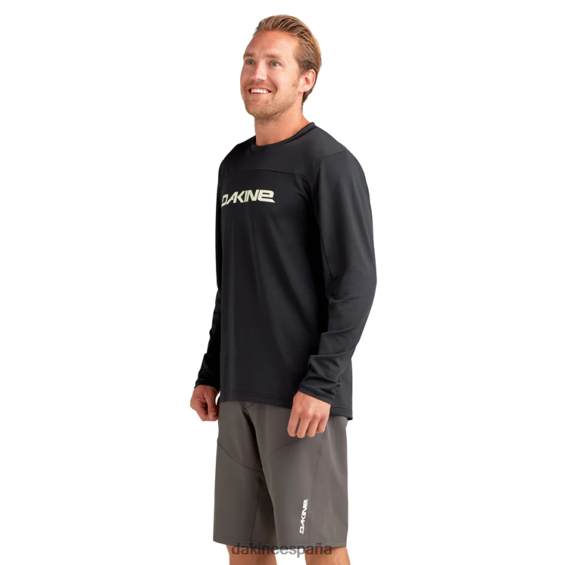 maillot ciclista de manga larga sinclinal negro - 22 Dakine hombres ropa 2VTF0X149 - Image 2