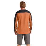 maillot ciclista de manga larga sinclinal papaya naranja espigar lobo Dakine hombres ropa 2VTF0X146 - Image 2