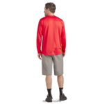 maillot ciclista de manga larga sinclinal rojo rasgando Dakine hombres ropa 2VTF0X140 - Image 4