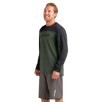maillot ciclista de manga larga sinclinal turba verde Dakine hombres ropa 2VTF0X147