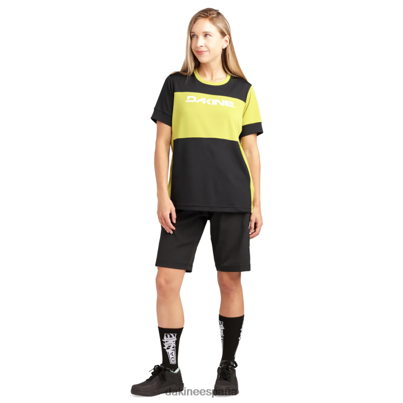 maillot ciclista manga corta thrillium anís verde Dakine mujer ropa 2VTF0X757 - Image 3