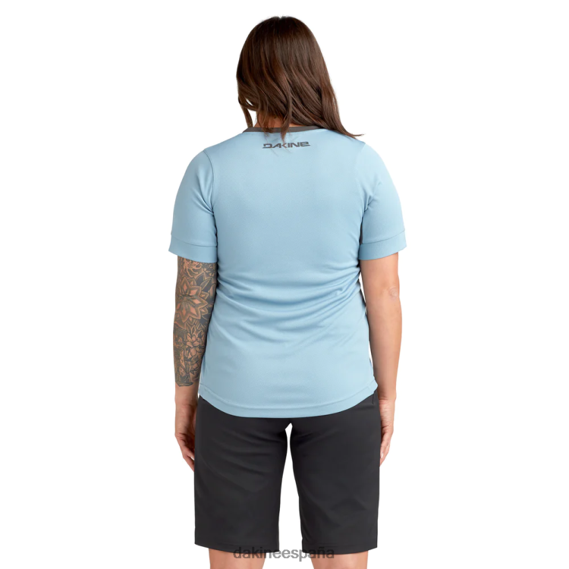 maillot ciclista manga corta thrillium cresta azul Dakine mujer ropa 2VTF0X756 - Image 2