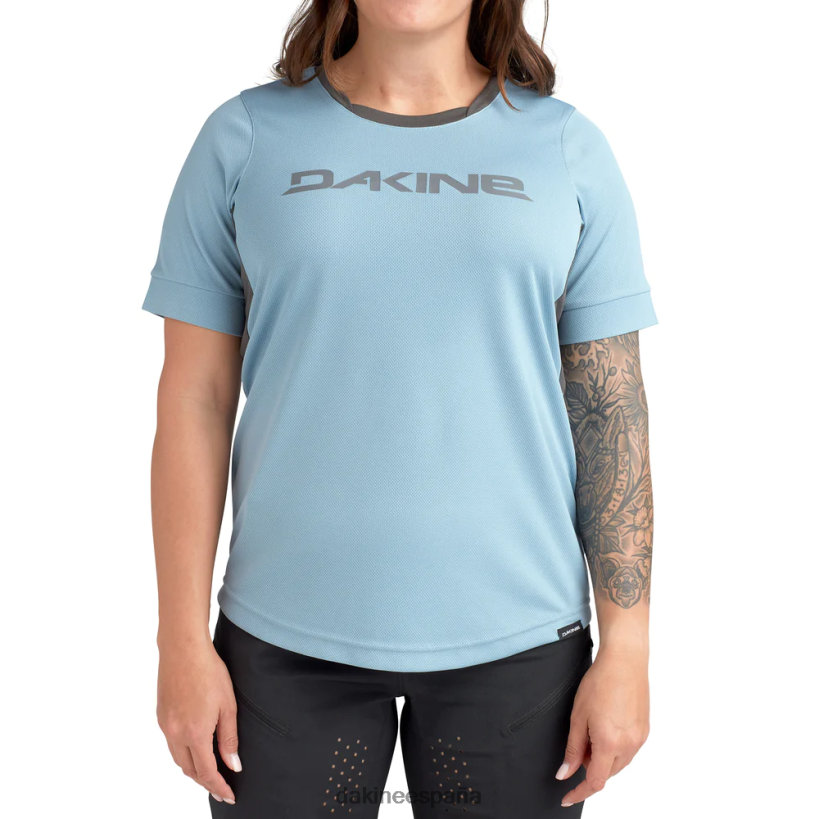 maillot ciclista manga corta thrillium cresta azul Dakine mujer ropa 2VTF0X756 - Image 3